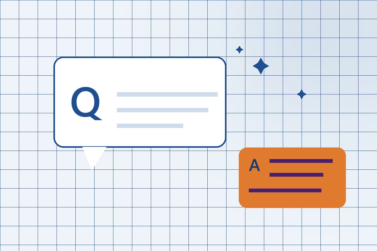 A customer question answered in a highlighted featured snippet card