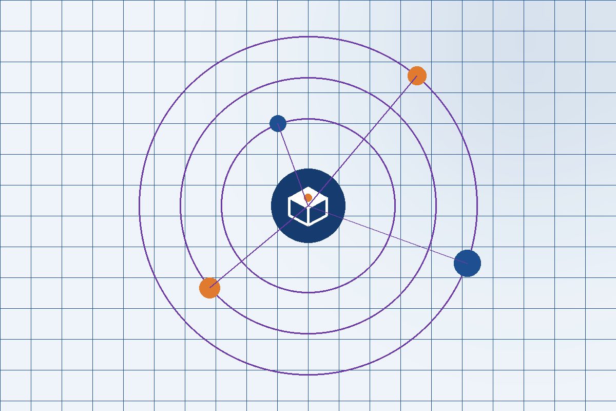 A brand at the centre of a network of AI sources that cite and recommend it